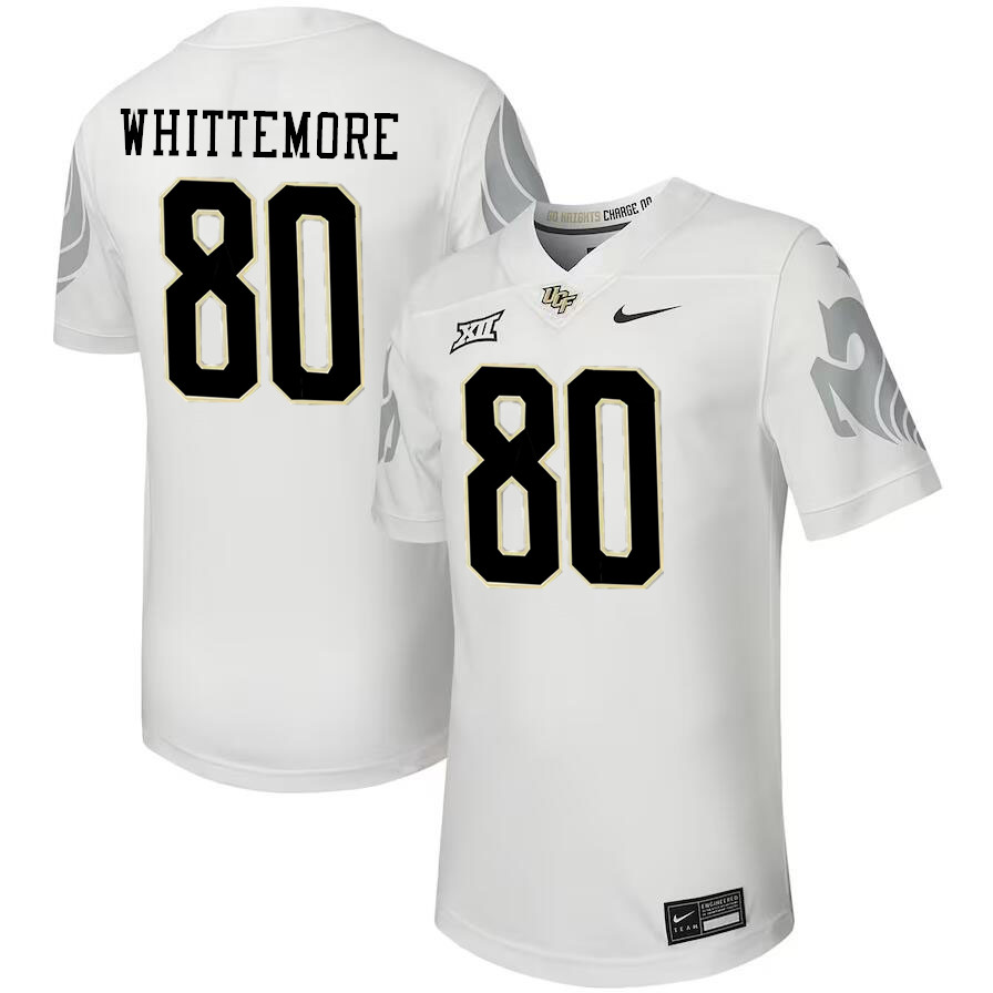 Men #80 Trent Whittemore UCF Knights Big 12 Conference College Football Jerseys Stitched-Black